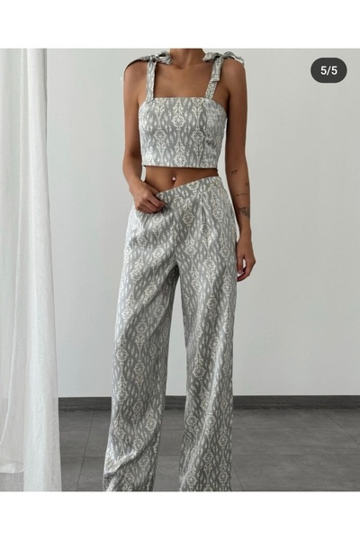 HAYAL Pırıltılı saten büstiyerli hayal takım