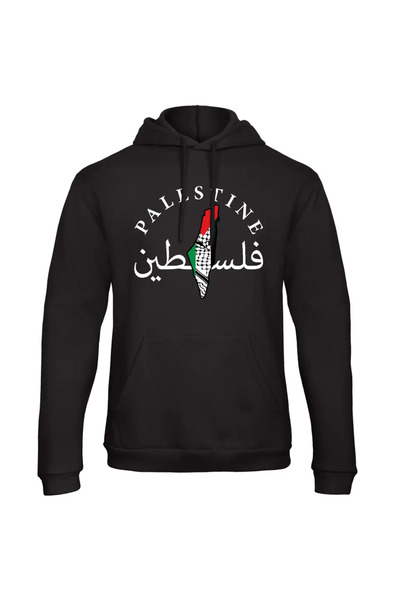 Pink Sky Φούτερ με στάμπα Palestine Unisex Oversize