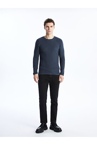 LC Waikiki Crew nyakú, hosszú ujjú férfi kötött pulóver