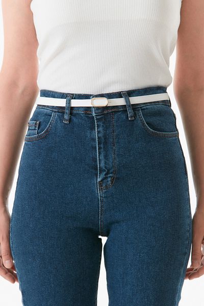 Fulla Moda Curea elipse din imitație de piele - Cataramă și elegantă