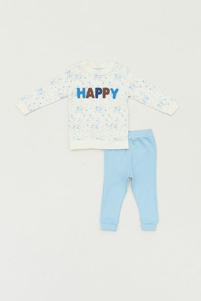 Fulla Moda Happy Embroidered Suit for Boy