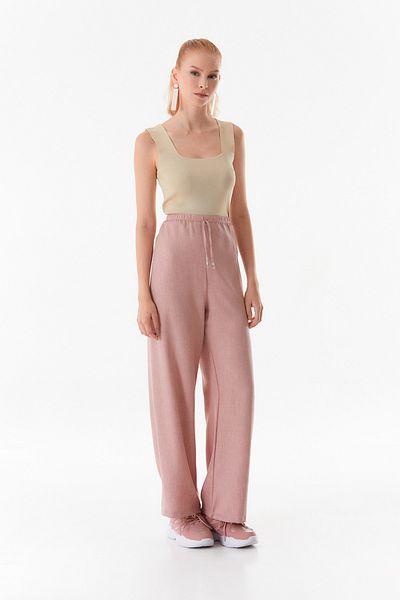 Fulla Moda Palazzo Fabric - Elastic Waist Trousers