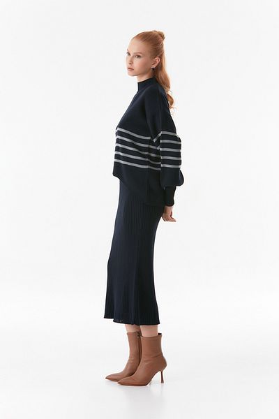 Fulla Moda Striped Basic Knitwear Set