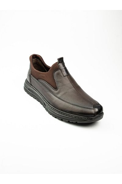 BABALİ Daddy 250 Restfull Brown Δερμάτινα Ανδρικά Casual Παπούτσια