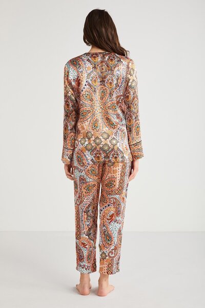 Penyemood Ethnic Patterned Shirt Set