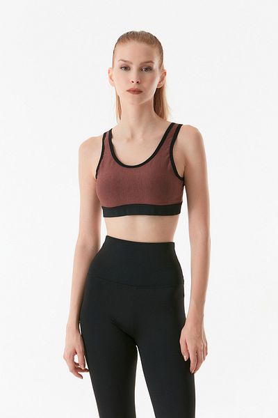 Fulla Moda Μπουστάκι με εμπριμέ κάλυμμα με χοντρό λουράκι
