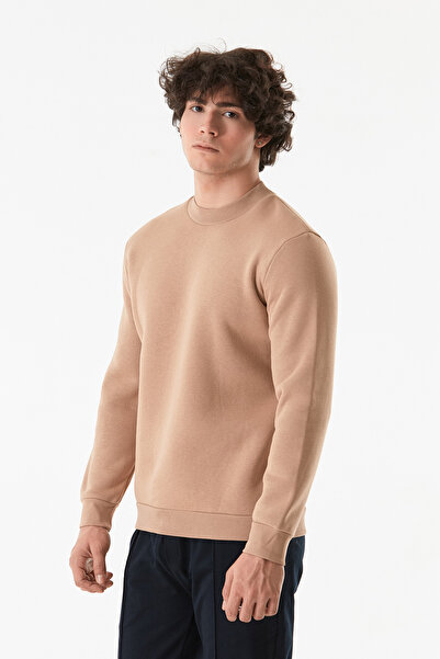 Fulla Moda 3 Iplikbasic Bisiklet Yaka Sweatshirt
