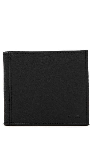 Deri Company Black Faux Leather Men's Wallet - 113024