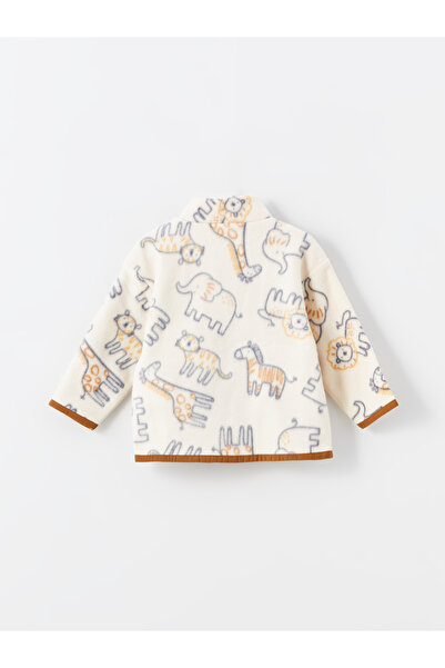 LC Waikiki Állványgallér hosszú ujjú polár kisfiú pulóver és melegítőnadrág alsó 2 részes készlet