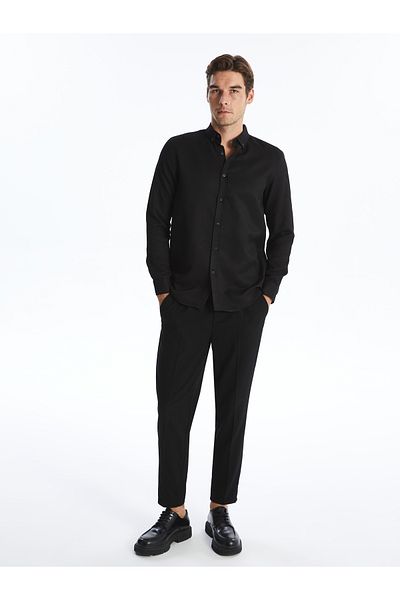 LC Waikiki Cămașă Dobby pentru bărbați, cu mânecă lungă, slim fit