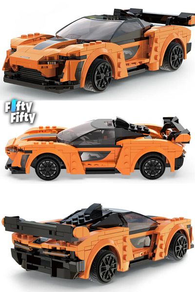 Vagonlife Blaze Cada Race Car - Remote Controlled, C51075W (295 Pieces) Toy Set