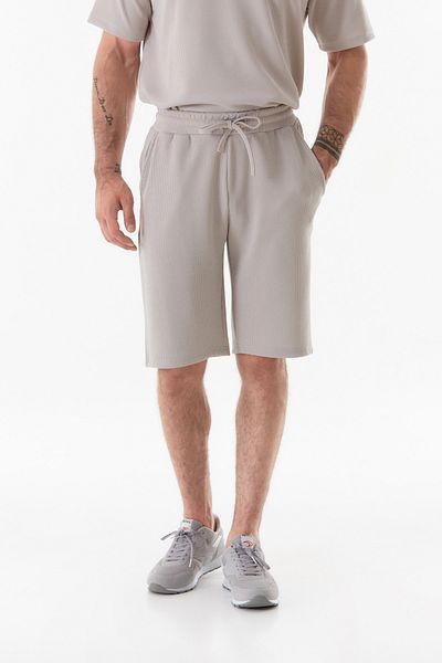 Fulla Moda Ribbed and Rubber Waist Shorts