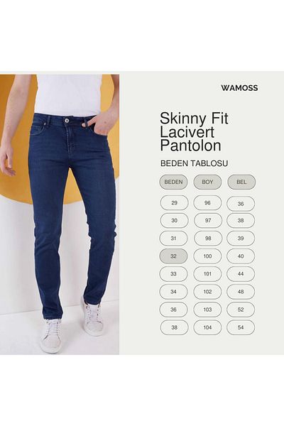 wamoss 2024 Lycra Korean Style Skinny Jeans - Lk1