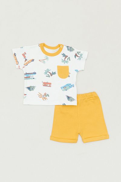 Fulla Moda Boy's Shorts Set - Printed and Pocketed