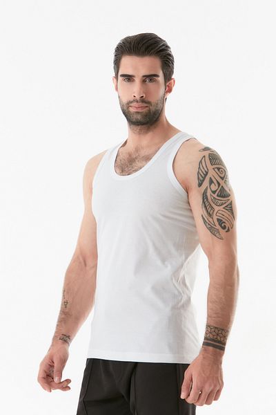 Fulla Moda Βασικό εσώρουχο U-Neck σετ 3 τεμαχίων