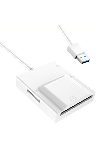 Coverzone USB 3.0 Kart Okuyucu 50cm Kablo Uzunluğu Card Reader SD kart, micro...