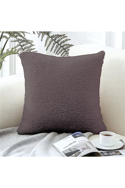 Benlisso Home 43X43 Plyšový plyšový plyšový plyšový dekoratívny vankúš - Obliečka na vankúš