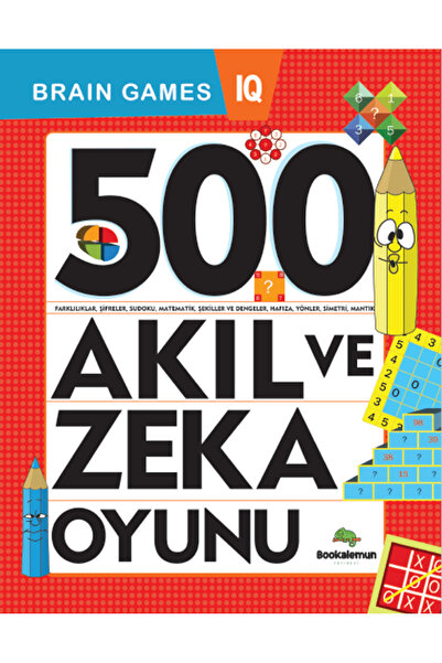 bookalemun yayınevi 500 Akıl ve Zeka Oyunu / Furkan Karakaya / Bookalemun Yay...