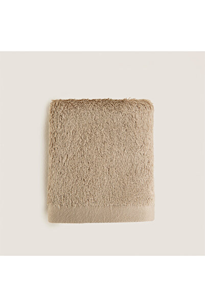 Chakra Πετσέτα χεριών από μασίφ μπαμπού 30Χ50 εκ. Σκούρο Μπεζ