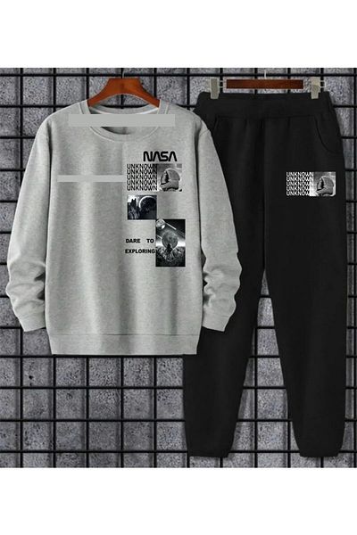 Gutsy Nasa Illustrated Seasonal Tracksuit Set - Crew Neck