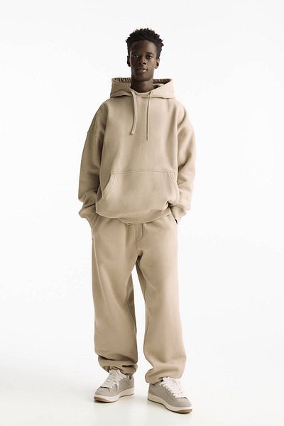 Pull & Bear Hooded Sweatshirt and Jogger Pants Set