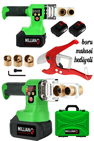 Millian Çift Akülü 320 Derece Profesyonel PPRC Plastik Boru Kaynak Makinesi +...