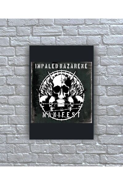 icase Impaled Nazarene – Manifest, trupă muzicală, afiș, copertă album, tablo...