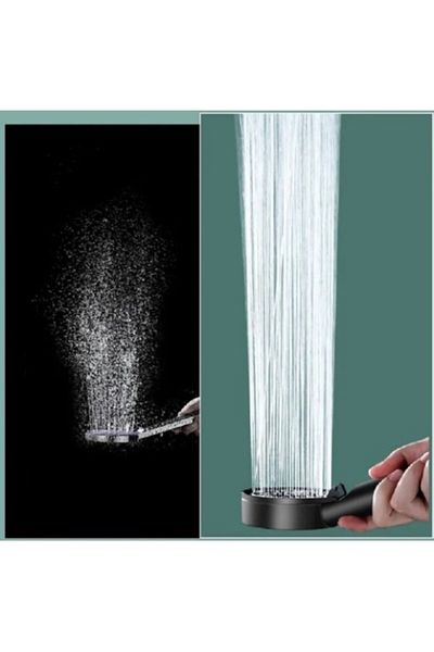evimdeyokyok 5 Stage Shower Head Black