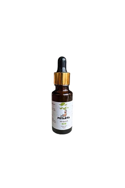 PETARYA 100% Cold Pressed Neem Oil Melia Azadiracha Oil - 20ml