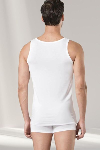 Pierre Cardin Men's White Modal Athlete and Boxer Set