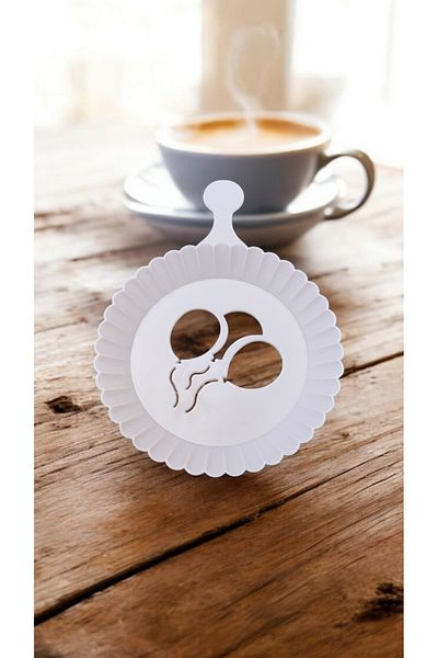 Ayver 3-Piece Coffee and Dessert Plastic Decorated Template Set