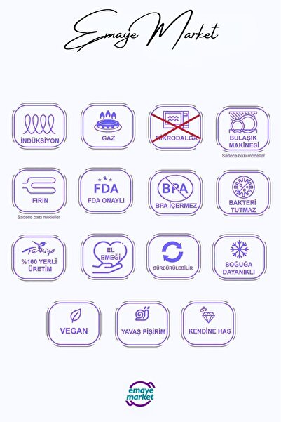 qussine Red Luxury Enamel Mini Pot - Egg Boiling, Food and Sauce 900ml 12cm