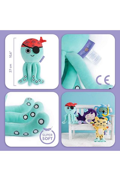 Milk & Moo Milk&Moo – Plüschtier „Seemann-Oktopus“