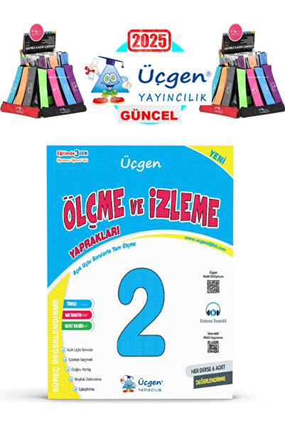 Üçgen Yayıncılık 2.SINIF – SÜREÇ ve ÖLÇME DEĞERLENDİRME – Sınav Kitabı – Her Ders için 6 + Polo Kalemlik Hediyeli
