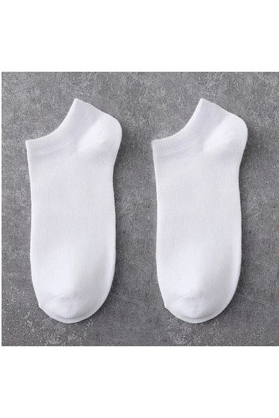 Leonsas Λευκές κάλτσες μπαλαρίνας Unisex 6 ζευγάρια