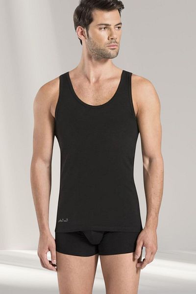 Pierre Cardin Men's Black Modal Athlete and Boxer Set