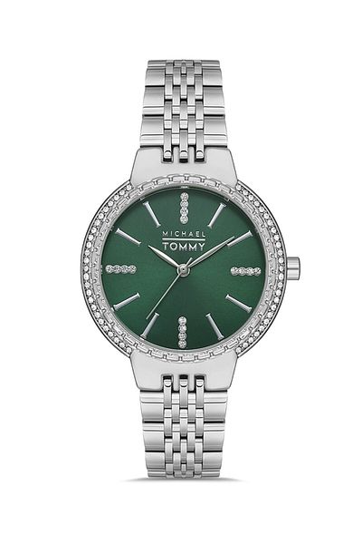 MICHAEL TOMMY Women's Steel Wristwatch - Mt-20263L-Bby13