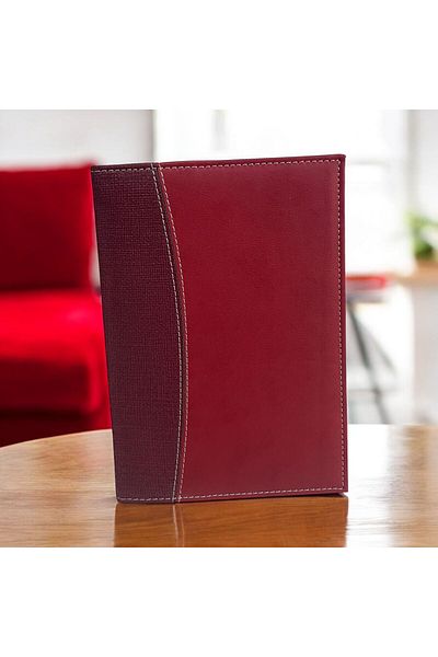 Kerem ofis 2025 Year Thermo Leather and Fabric Pattern Luxury Piece Model Daily Agenda