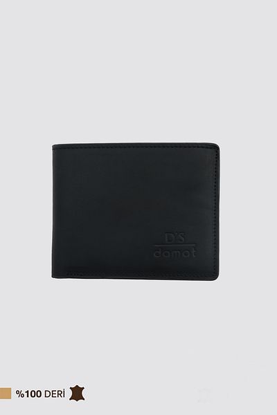 D'S Damat Genuine Crazy Leather Wallet with Black Box and Coin Compartment