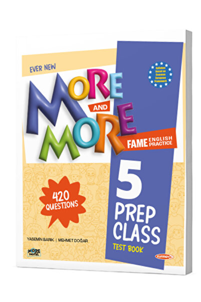 Kurmay Yayınevi MORE AND MORE 5. SINIF PREP CLASS TEST BOOK
