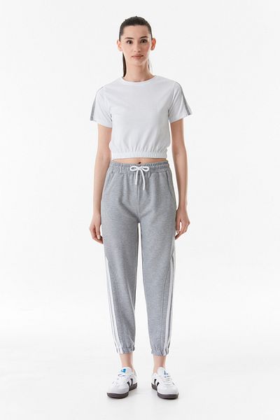 Fulla Moda Crop tepláková souprava - elastický pas