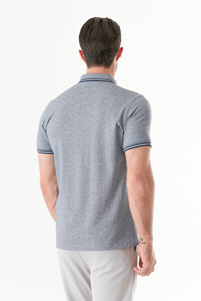 Fulla Moda Polo Collar Buttoned Basic T-Shirt