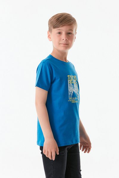 Fulla Moda Boy's T-Shirt - Crew Neck, Front and Back Printed