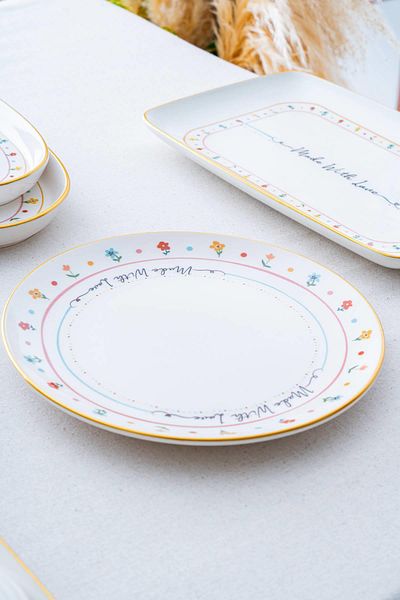 ACAR Livaldi 6 Piece Serving Plates - 26 cm