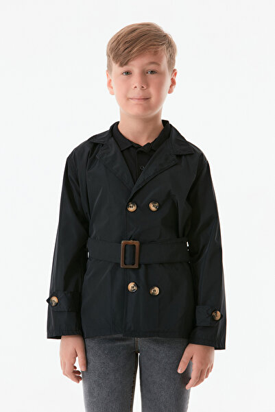 Fulla Moda Σετ 3 τεμαχίων για αγόρι με διπλό γιακά με ζώνη