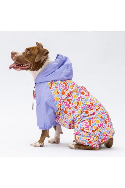 Pawstar Marsala Large Breed Dog Jumpsuit Raincoat Dog Raincoat Dog Outfit Dog Suit