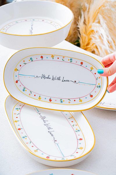 ACAR Livaldi 3 Piece Boat Plate Set