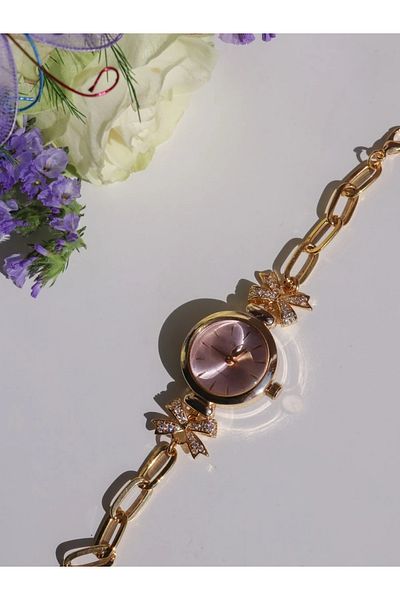 Reorah Collection Pink Lovely Bow Watch-Pink Ribbon Watch