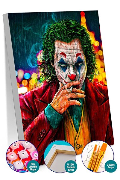 Picasso World Hobby Art Sayılarla Boyama Numaralı Tuval Seti Fırça Boya Dahil...