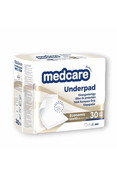 MEDCARE Economical Mattress Protector Cover 60X90Cm Pack of 30 (Beige)